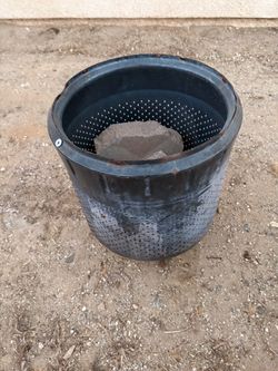 Washing machine drum fire pit