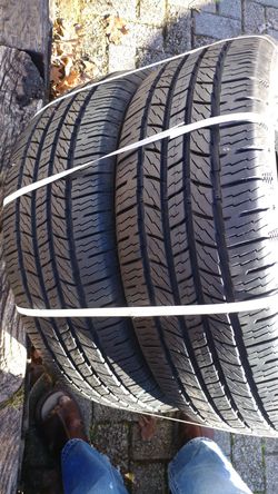 Pair of 2 National Commando 235/60R18 tires. New condition. Full tread! Also have 2 Hankook Dynapros and 2 Michelins same size for sale.