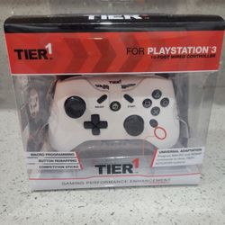 Brand new PS3 wired Controller by Tier1 
-White