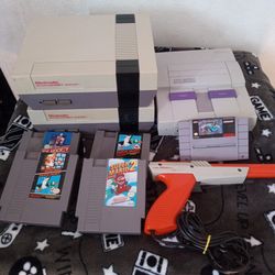 2 Nintendo & Super Nintendo bundle $380 OBO snes nes