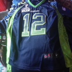 For Authentic 12th Fan Junior Jerseys