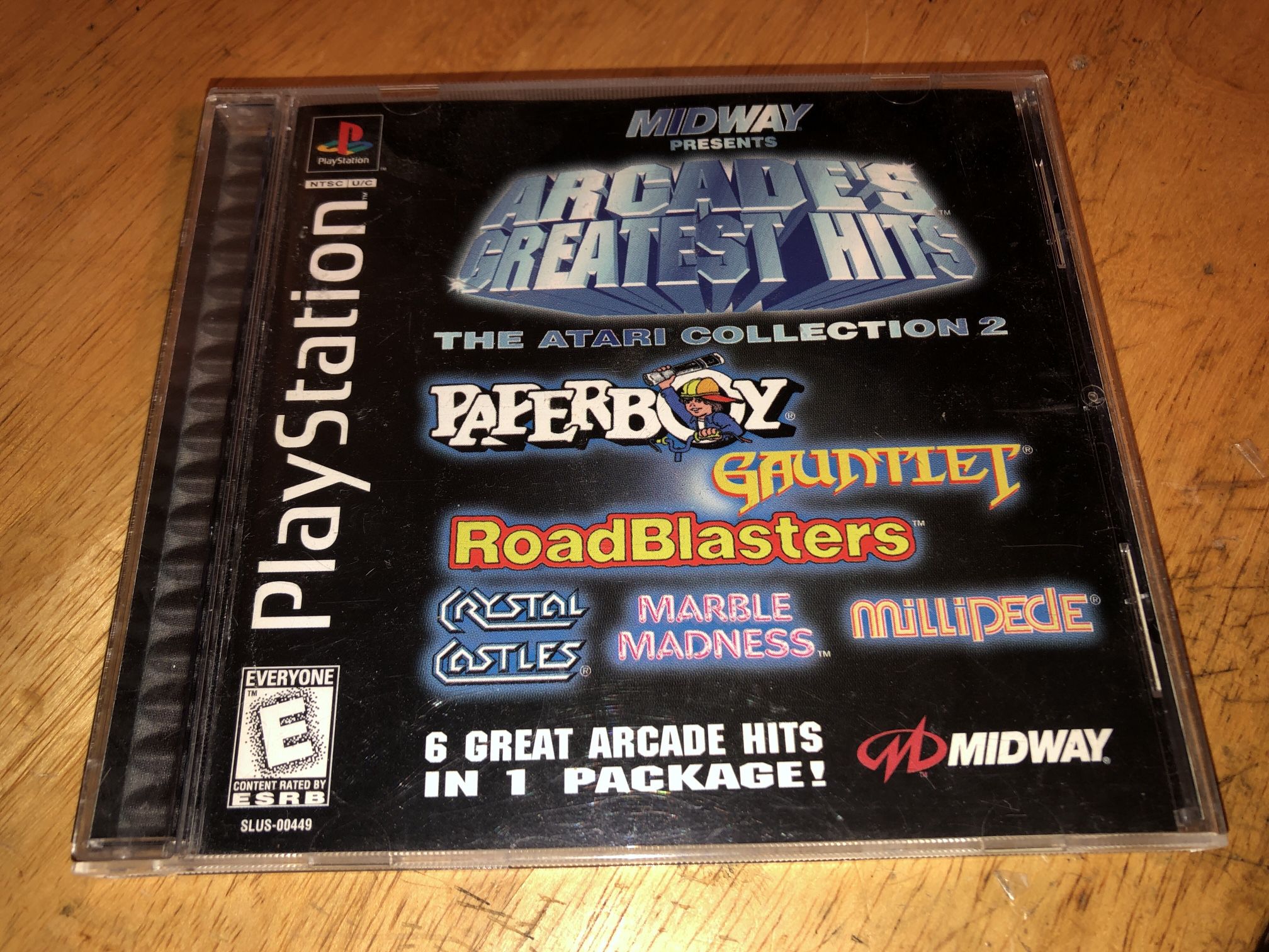 PS1 Game Arcade’s Greatest Hits The Atari Collection 2 