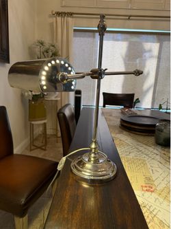 Desk lamp Silver adjustable