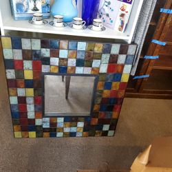 Patina Square Mirror