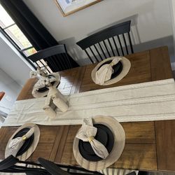 Wood Dining Room Table And Chairs