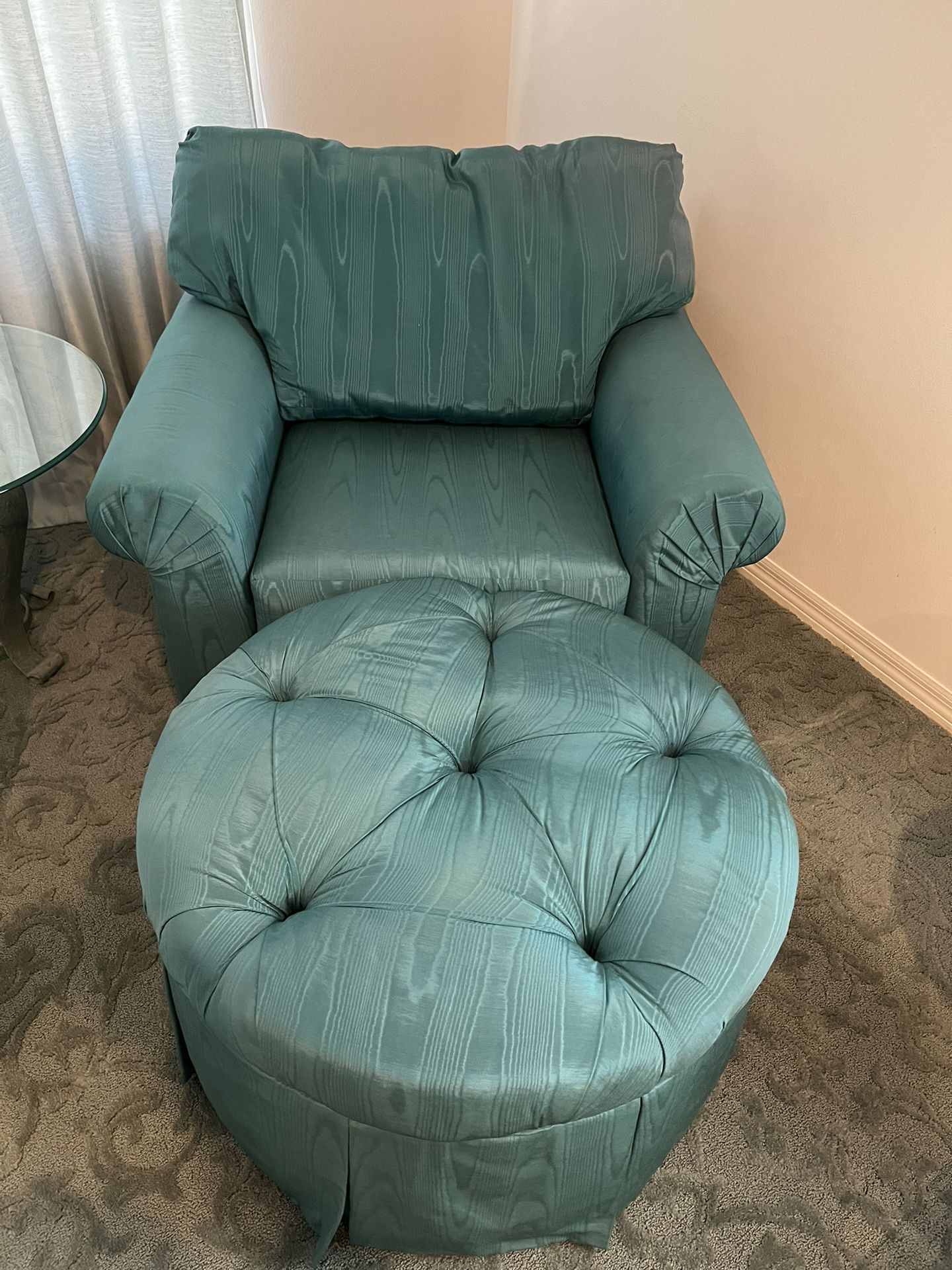 Chair and ottoman