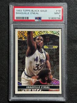1993 Topps Black Gold #18 Shaquille O'Neal Magic HOF PSA 9 MINT