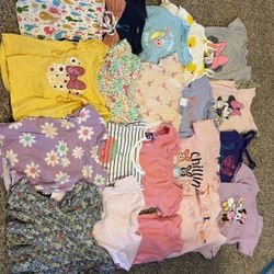 2t Girls Lot of 91 Items