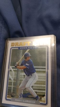 Draft pick Andy LaRoch baseball card