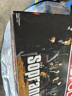 The Sopranos monopoly set board game has all the pieces box as is condition