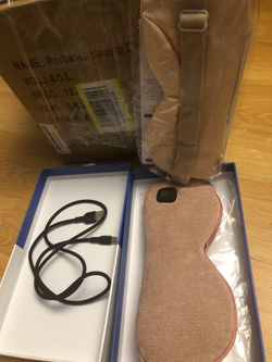 Cordless heated eye mask