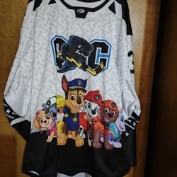 Size 58  Paw Patrol Hockey Jersey 