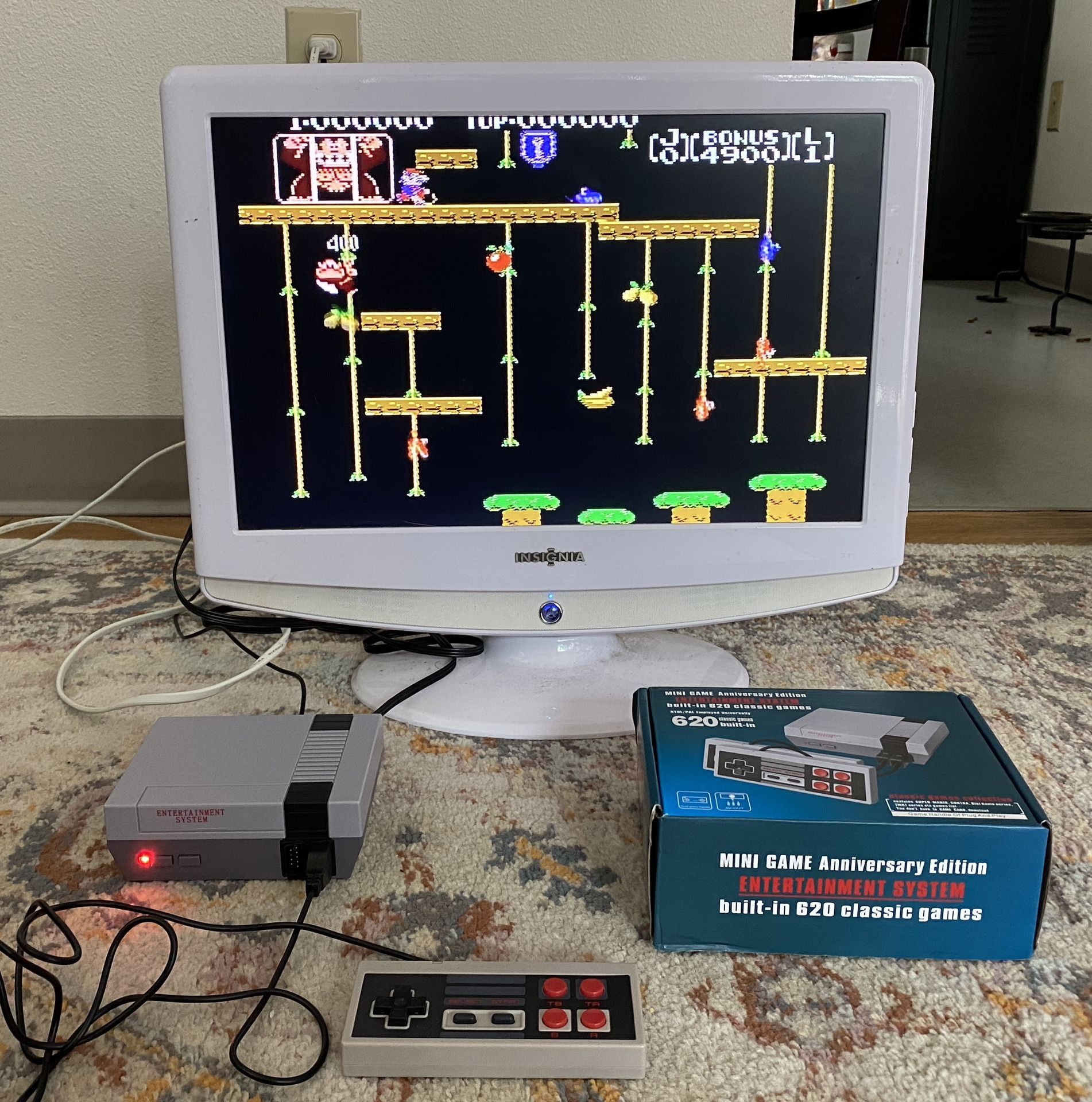 Link Retro Mini Gaming Console with 620 Games tested and working !