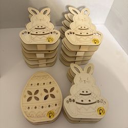 11 Wooden Easter Decor (they Light Up) 