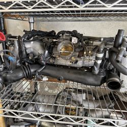 Subaru WRX Jdm EJ 2.0 Twin Turbo Intake Manifold With Wireing Harness