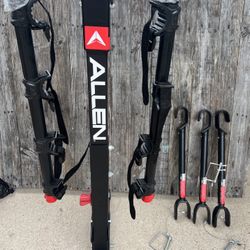 Allen Sports Deluxe+ 4 Bike Hitch Rack Carrier Locking Model 840QR