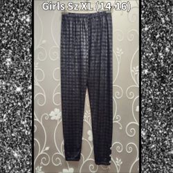 GIRLS SHIMMERY LEGGINGS SZ XL (14-16)