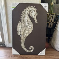 NEW Seahorse Wall Canvas