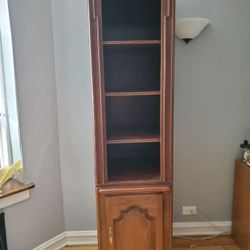 Solid wood china cabinet