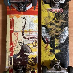 Two Skateboards