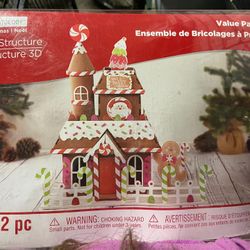 3D Christmas Gingerbread House New