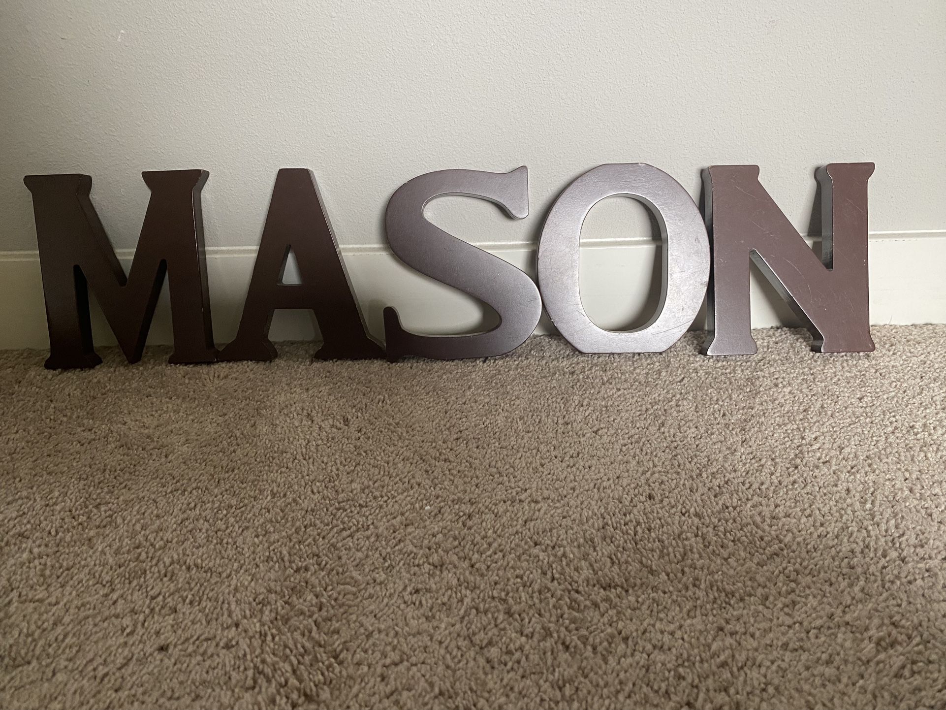 Wood Letters (MASON)