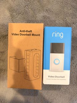 Ring Camera with door holder