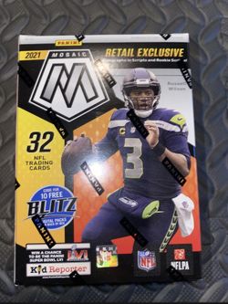 Brand New- 2021 Panini Mosaic Football NFL Sealed Blaster Box Fanatics Exclusive