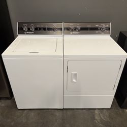 SPEED QUEEN XL CAPACITY WASHER DRYER ELECTRIC SET 