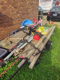 5x8 Utility trailer with LED lights