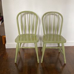 Two Pottery Barn Kids Chairs