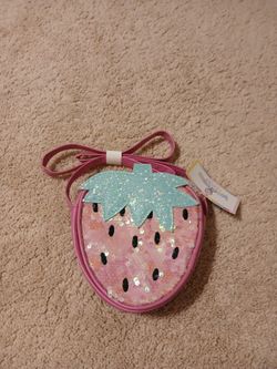 Cute Strawberry Girls Purse