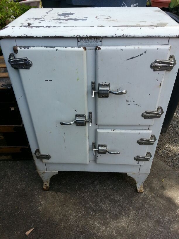 Primitive Ice Box - "Polar Air" by Sears Roebuck