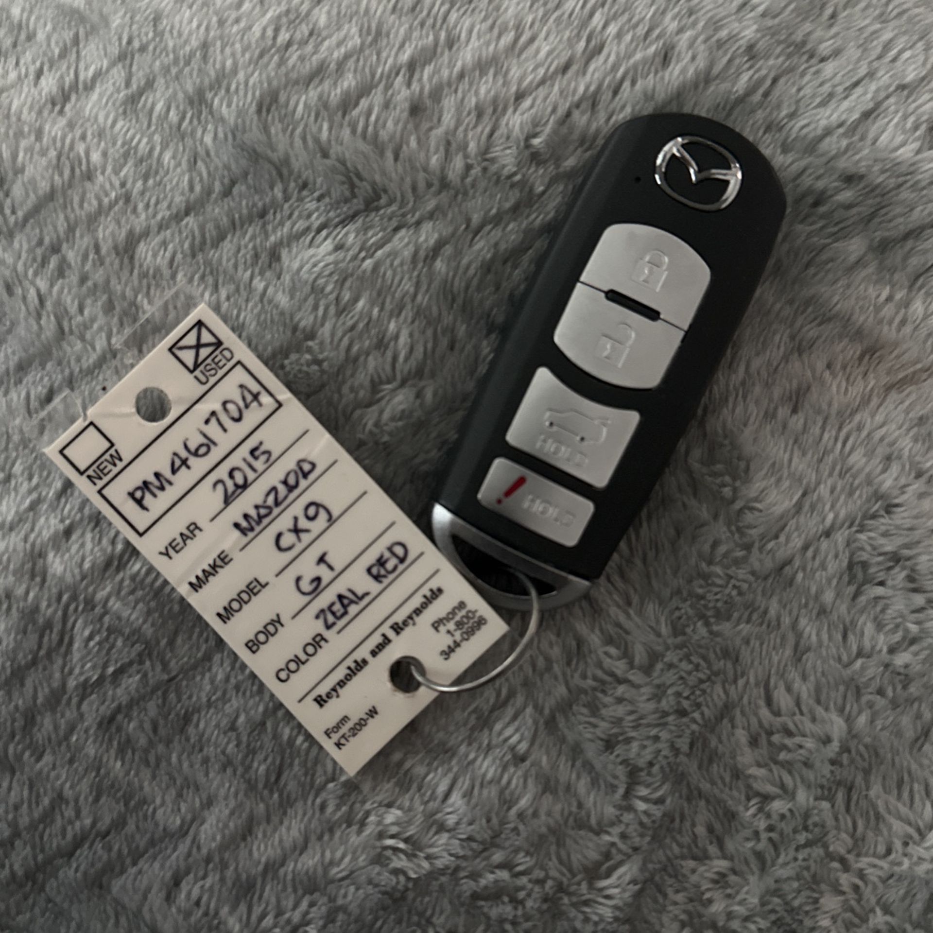 Mazda Cx9 Key Fob