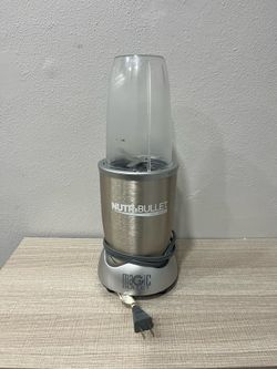 NutriBullet Magic Blender 900 Series Model NB201 Silver Tested and Working