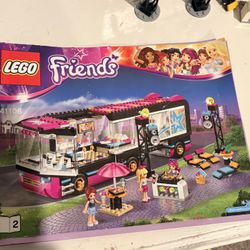 Lego Friends Pop Star Tour Bus 