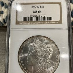 1899 O Morgan Silver Dollar Ms64