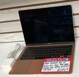 Apple MacBook Air 13” 2020 M1 Chip 8GB RAM 256SSD Battery Health 91%