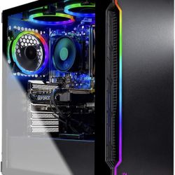 Gaming Computer PC Desktop - SkyTech   - Ryzen 5 3600 6-Core 3.6GHz, GTX 1660 Ti 6G, 500G SSD, 8GB DDR4 3000, B450 MB, RGB, AC WiFi, Windows 10 Hom