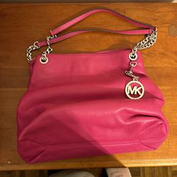 Authentic Michael Kors Leather Handbag