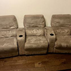 Reclinable Sofa (3 Set) 