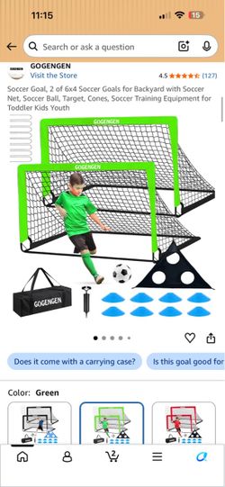 6x4 Soccer Goal Set
