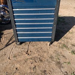 Blue Cornwell Rolling Tool Cabinet