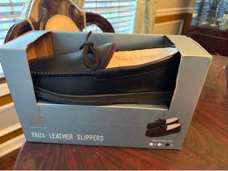 Wayland Square Faux Leather Slippers