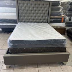 Queen Size Bed Mattress And Boxspring Included🚛🚛 Free Delivery🚛🚛