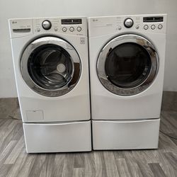LG washer and gas dryer
