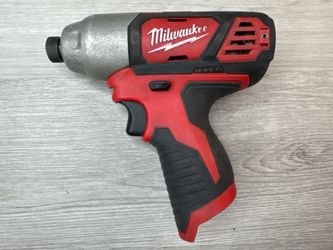 Milwaukee 2462-20 M12 Cordless 1/4" Hex Impact Driver (A1D032083)