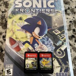 Pokemon Let’s Go Pikachu & Sonic Frontiers Nintendo Switch