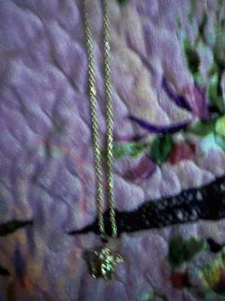 10k Gold Chain And Pendant
