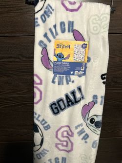 Stitch soccer Blanket